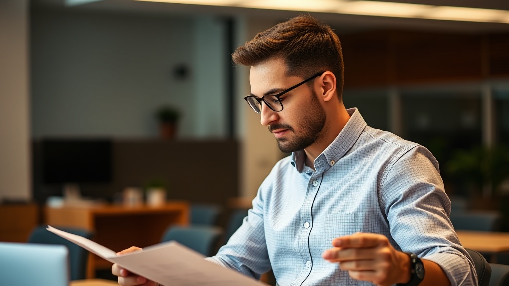 전문적인 강사가 자신의 작업물을 분석하며 강의를 준비하는 모습